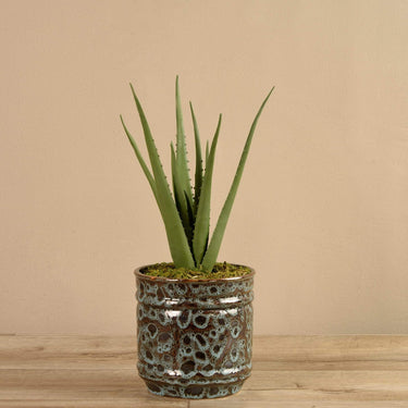 Plants-Artificial Potted Aloe (Discontinued)-Bloomr