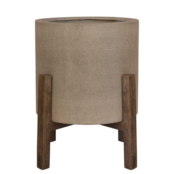 Large Round Ficonstone Tree Pot