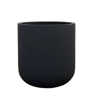 Pots-Black Concrete Pot - Large-Bloomr