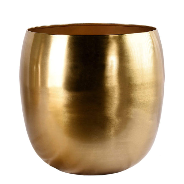 Round Metal Planter Large