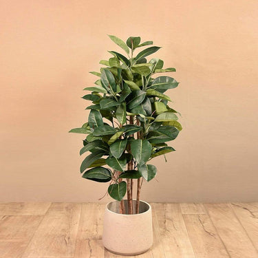 Trees-Artificial Rubber Tree 130cm-Bloomr