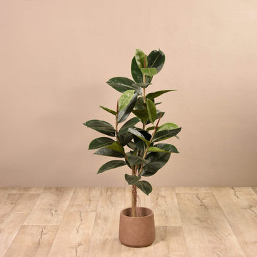 Trees-Artificial Rubber Plant <br> 120cm-Bloomr