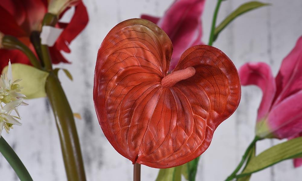 Luxury Artificial Anthuriums
