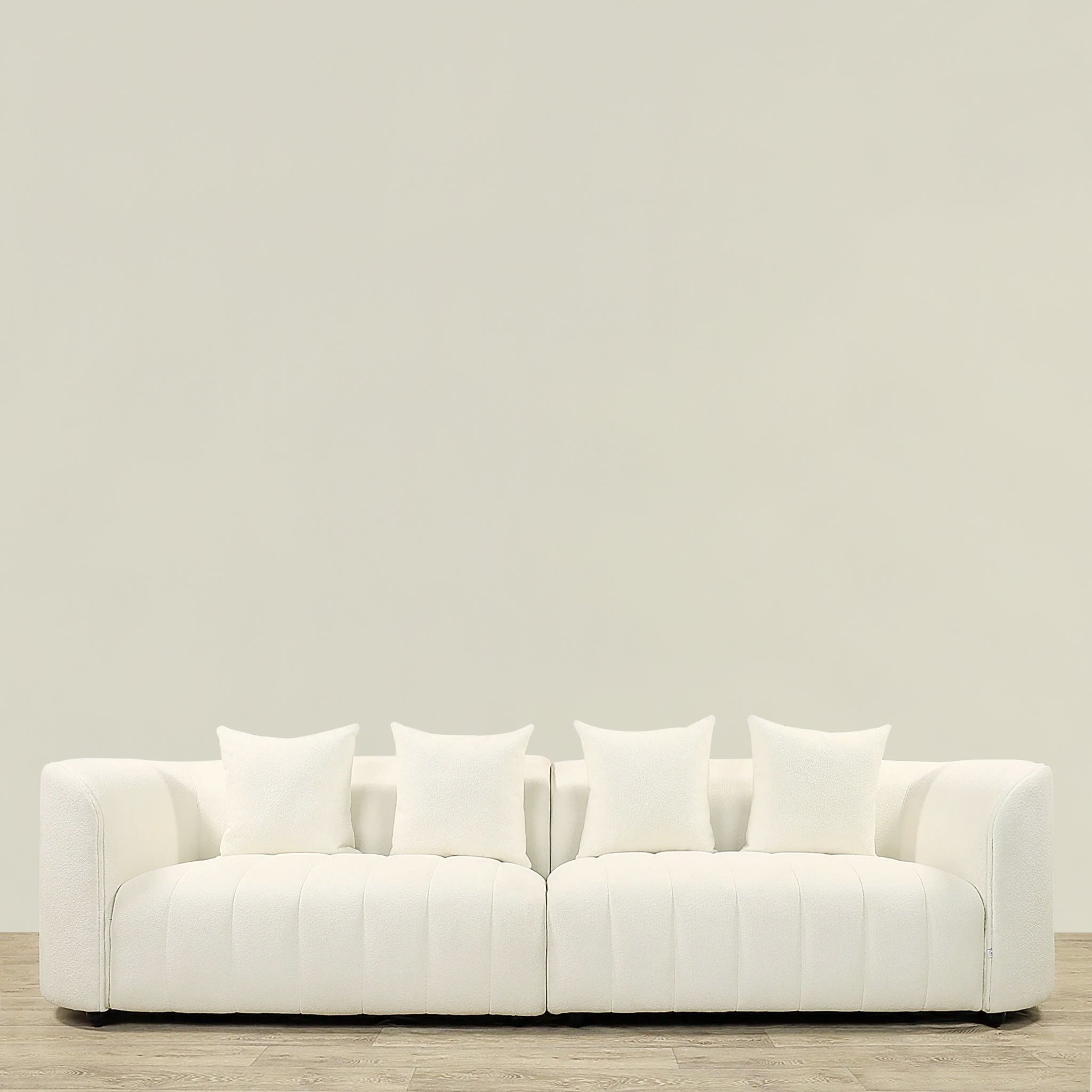 Furniture-Zane - Bouclé<br> Sofa-Bloomr