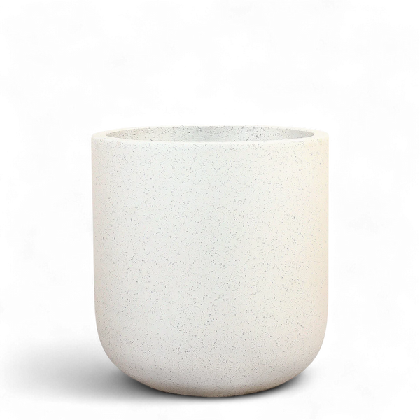 White Terrazzo Pot - Medium