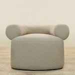 Furniture-Livonia - Bouclé<br> Armchair Lounge Chair-Bloomr