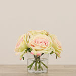 FlowersArtificial Rose Arrangement in Glass VaseBloomr