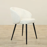 Furniture-Ethan - Bouclé <br>Dining Chair-Bloomr