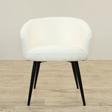 Furniture-Pedro - Bouclé <br>Dining Chair-Bloomr