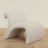 -Luna - Bouclé Armchair Lounge Chair-Bloomr