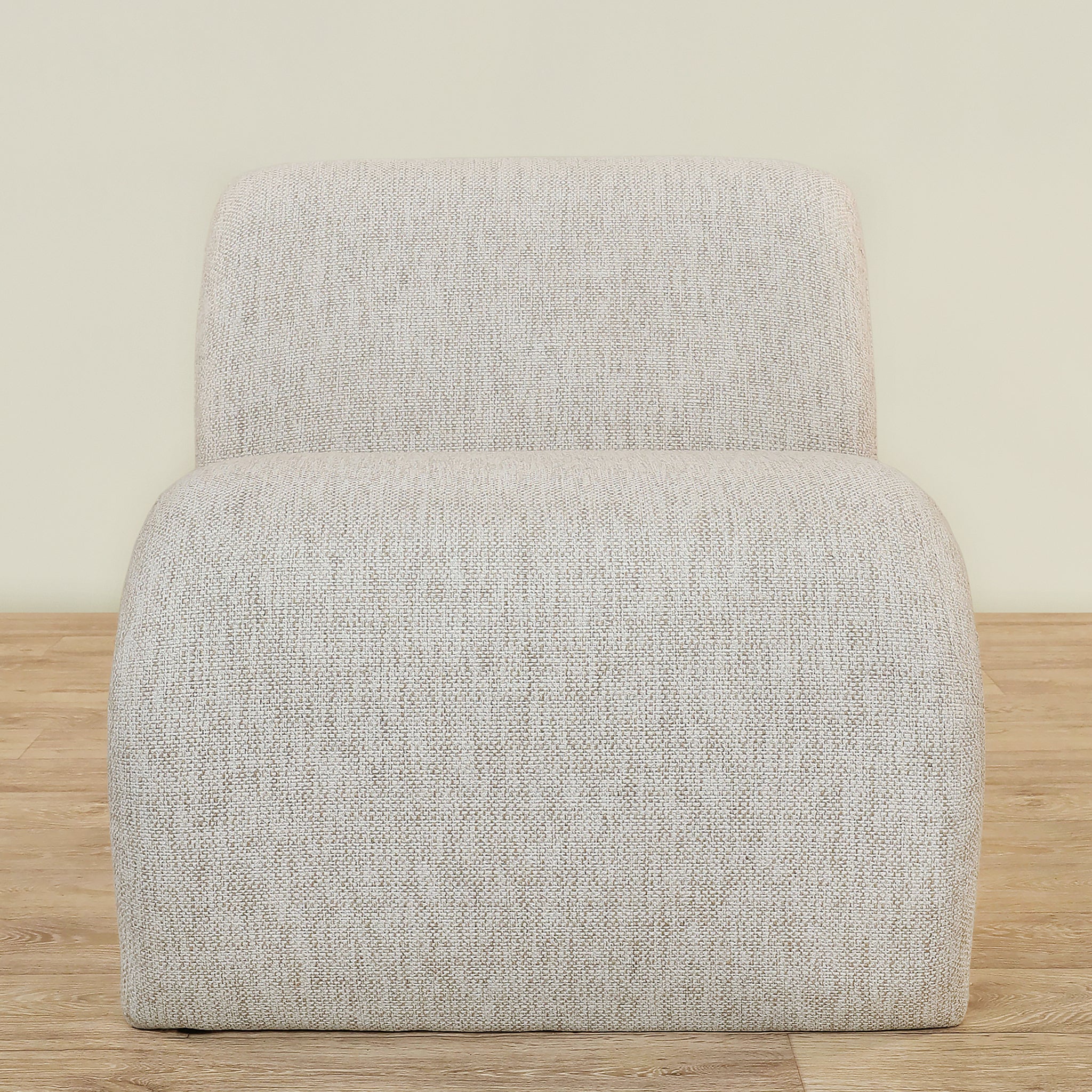 -Luna - Bouclé Armchair Lounge Chair-Bloomr