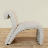 -Luna - Bouclé Armchair Lounge Chair-Bloomr