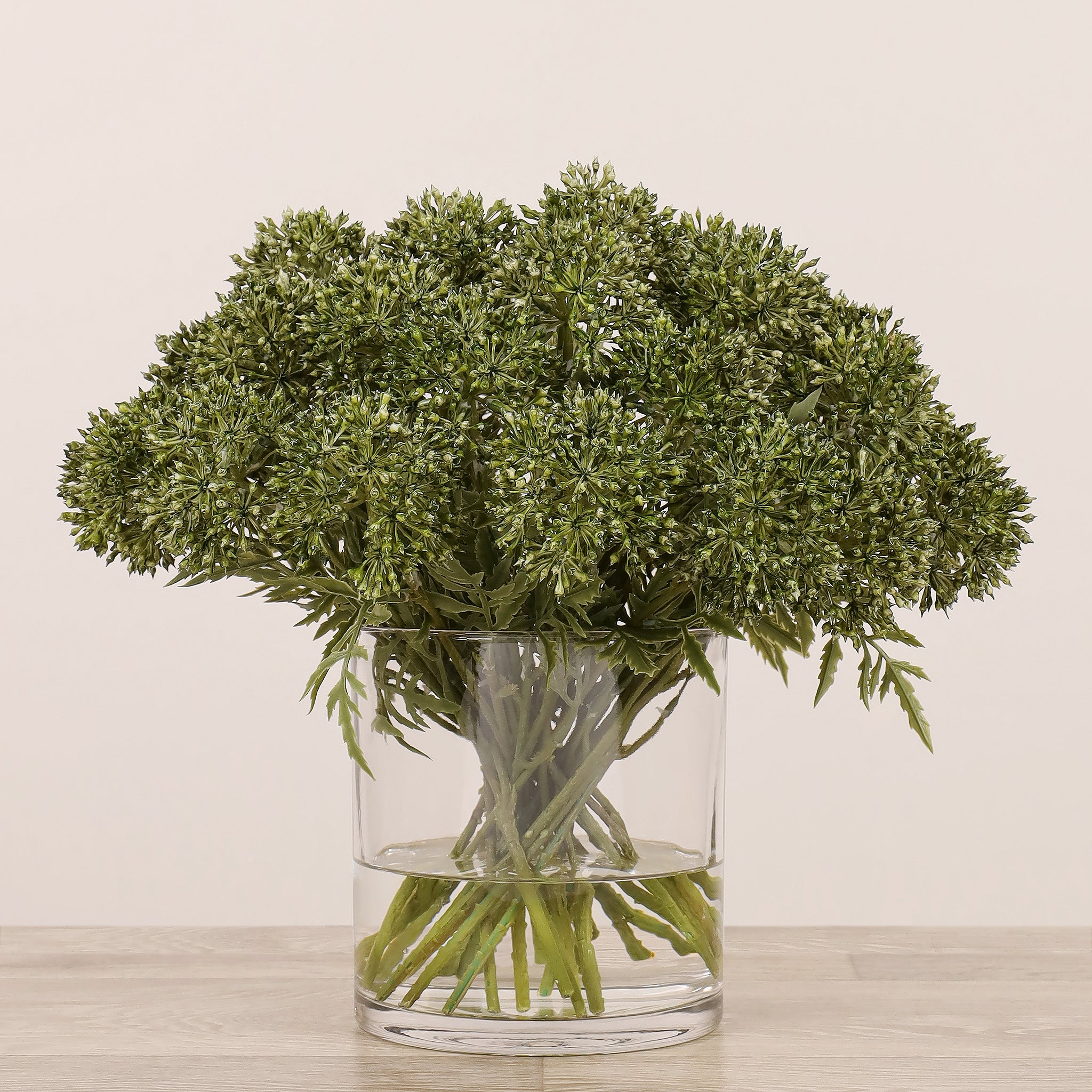 Allium Arrangement in Glass Vase