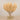 Artificial Sorghum Spray Arrangement in Glass Vase
