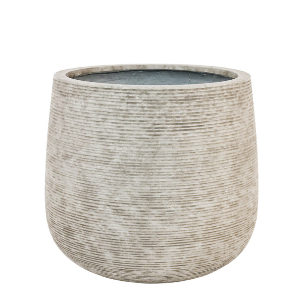 Medium Round Ficonstone Tree Pot