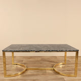 Furniture-Rivo <br> Marble Coffee Table-Bloomr