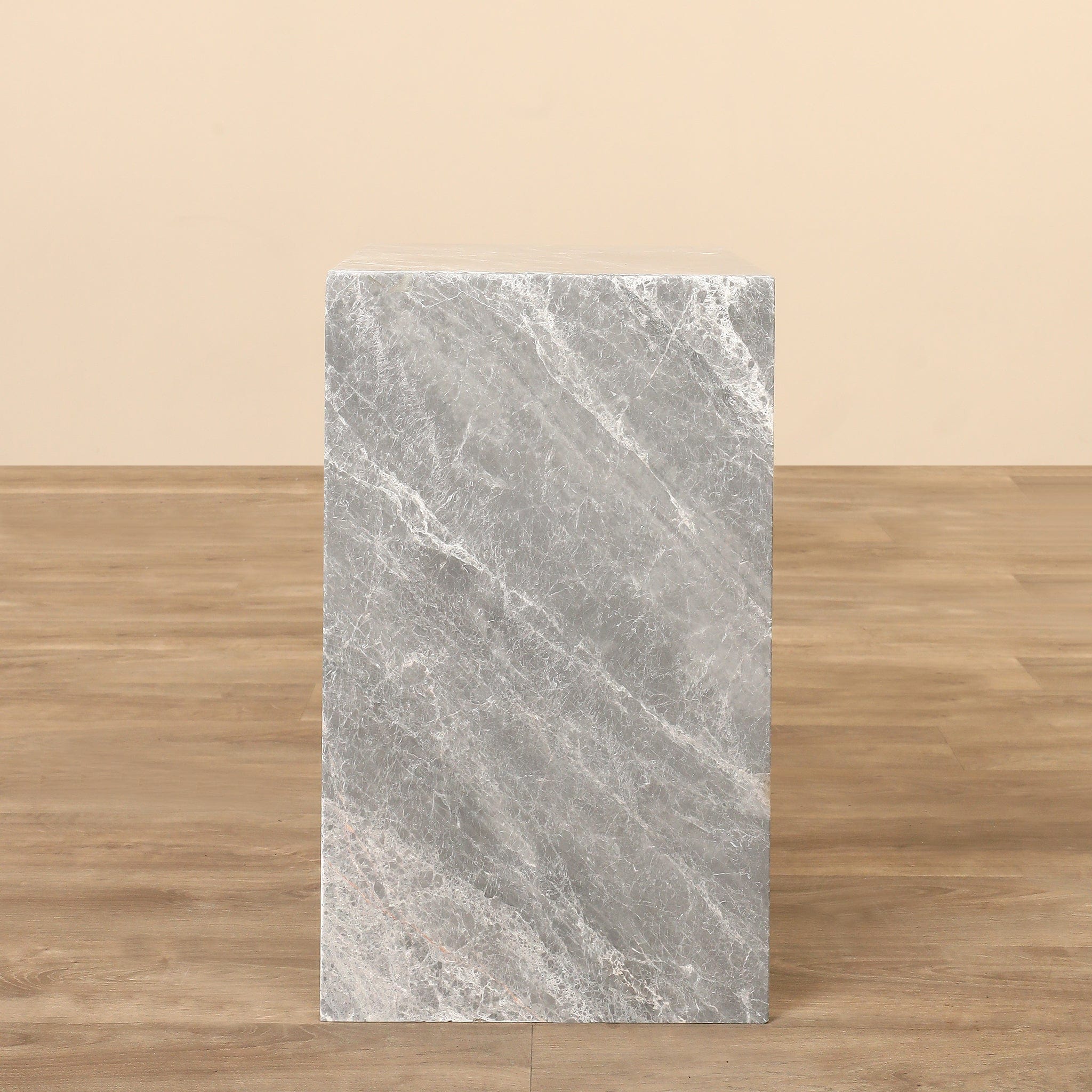 Furniture-Clementine <br>Marble Side Table-Bloomr