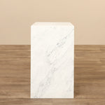 Furniture-Clementine <br>Marble Side Table-Bloomr