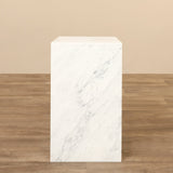 Furniture-Clementine <br>Marble Side Table-Bloomr