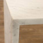 Furniture-Clementine <br>Marble Side Table-Bloomr