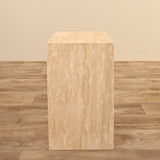 Furniture-Clementine <br>Marble Side Table-Bloomr