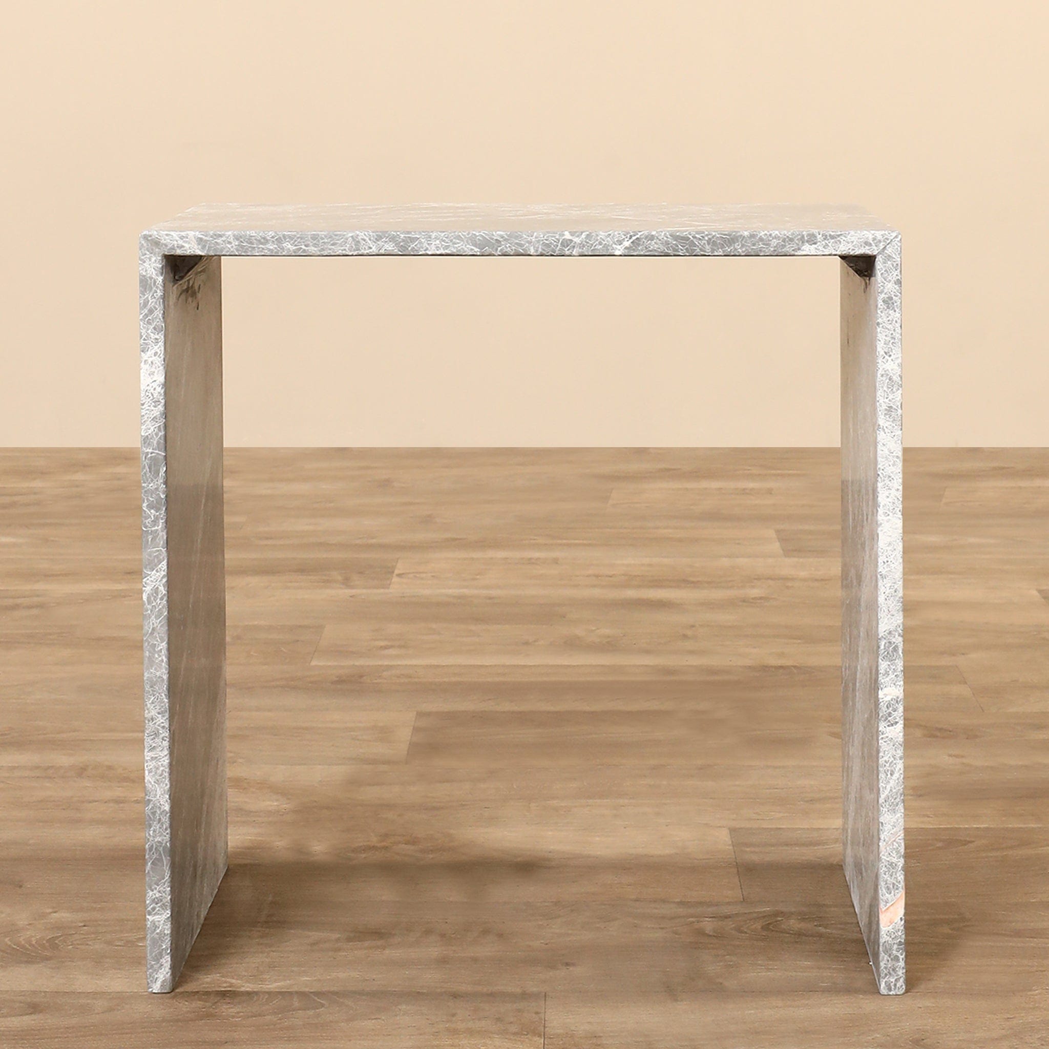 Furniture-Clementine <br>Marble Side Table-Bloomr