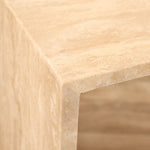 Furniture-Clementine <br>Marble Side Table-Bloomr