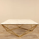 Luca <br> Marble Coffee & Side Table