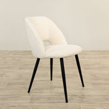 Furniture-Dennis - Bouclé <br>Dining Chair-Bloomr