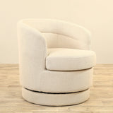 Dillon - Bouclé<br> Swivel Armchair Lounge Chair - Bloomr
