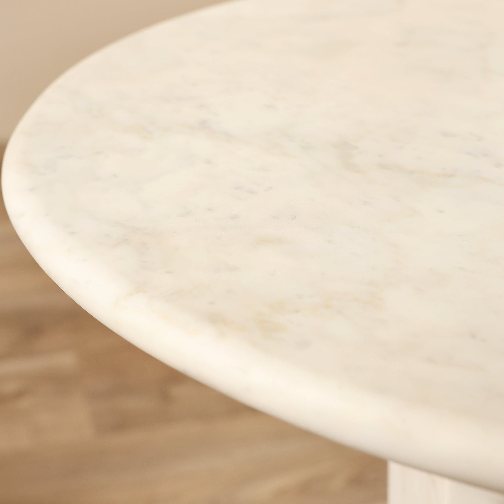 Furniture-Florence <br>Marble Side Table-Bloomr