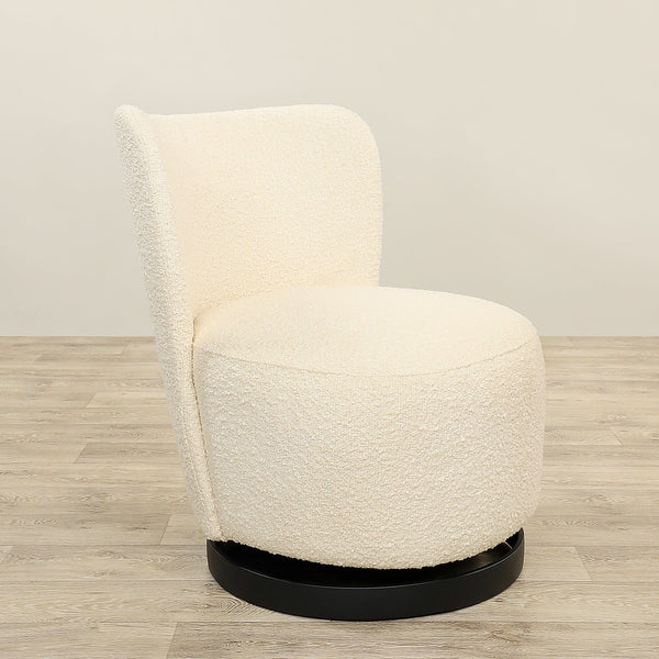 Gore - Bouclé<br> Swivel Armchair Lounge Chair