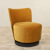 Furniture-Gore <br> Swivel Armchair Lounge Chair-Bloomr