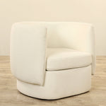 Furniture-Niles - Bouclé <br> Armchair Lounge Chair-Bloomr