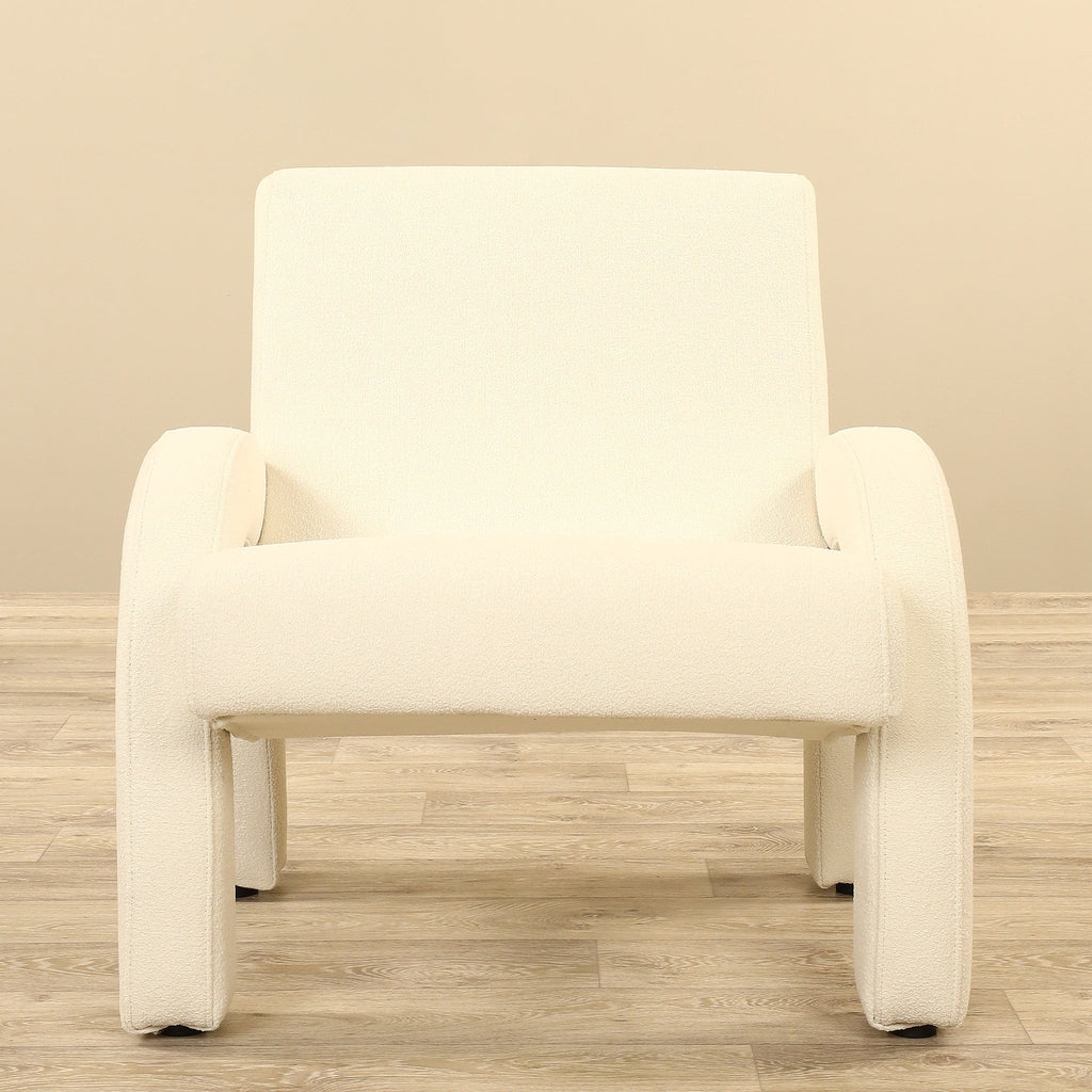 Wayne - Bouclé<br> Armchair Lounge Chair - Bloomr