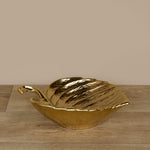 Ceramic Gold Leaf Plate - Bloomr