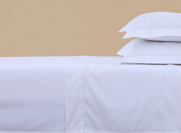 Flat Sheet <br>The Premium Hotel Collection <br>100% Egyptian Cotton 500TC - Bloomr