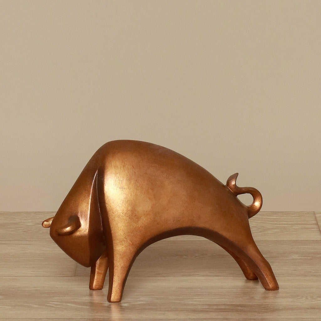 Decorative Standing Bull - Bloomr