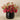 Floral Arrangement-Artificial Rose Arrangement in Black Vase-Bloomr