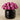Floral Arrangement-Artificial Rose Arrangement in Black Vase-Bloomr