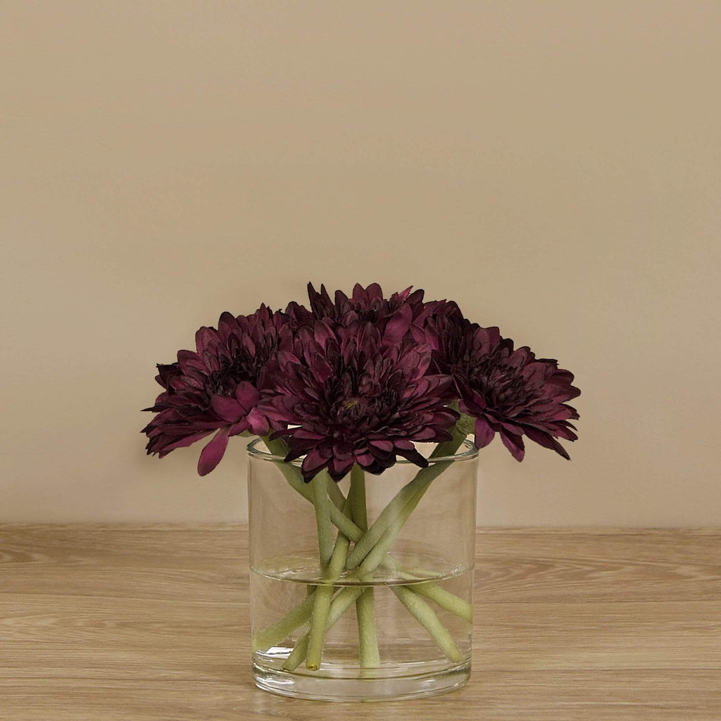 Artificial Gerbera Arrangement in Glass Vase - Bloomr