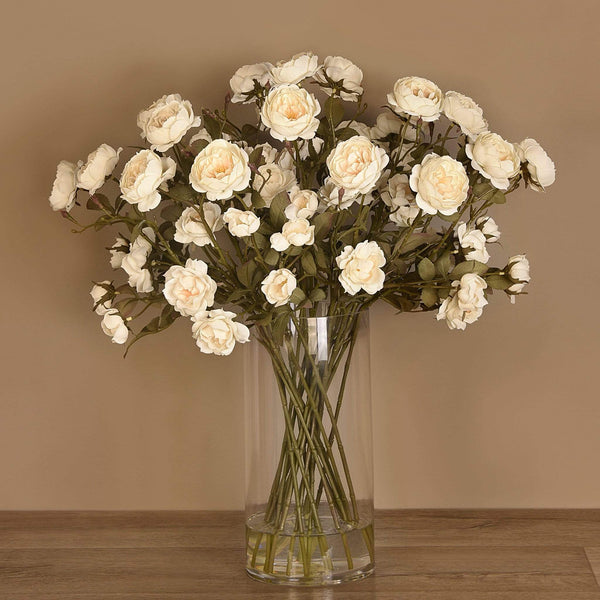 Rose Arrangement in Glass Vase - Bloomr