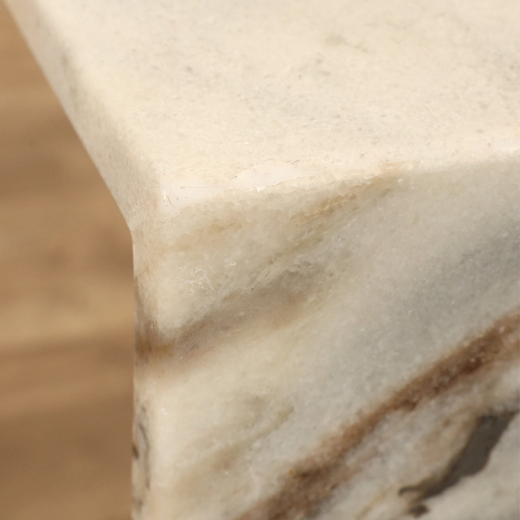 Cordelia <br>Marble Side Table - Bloomr