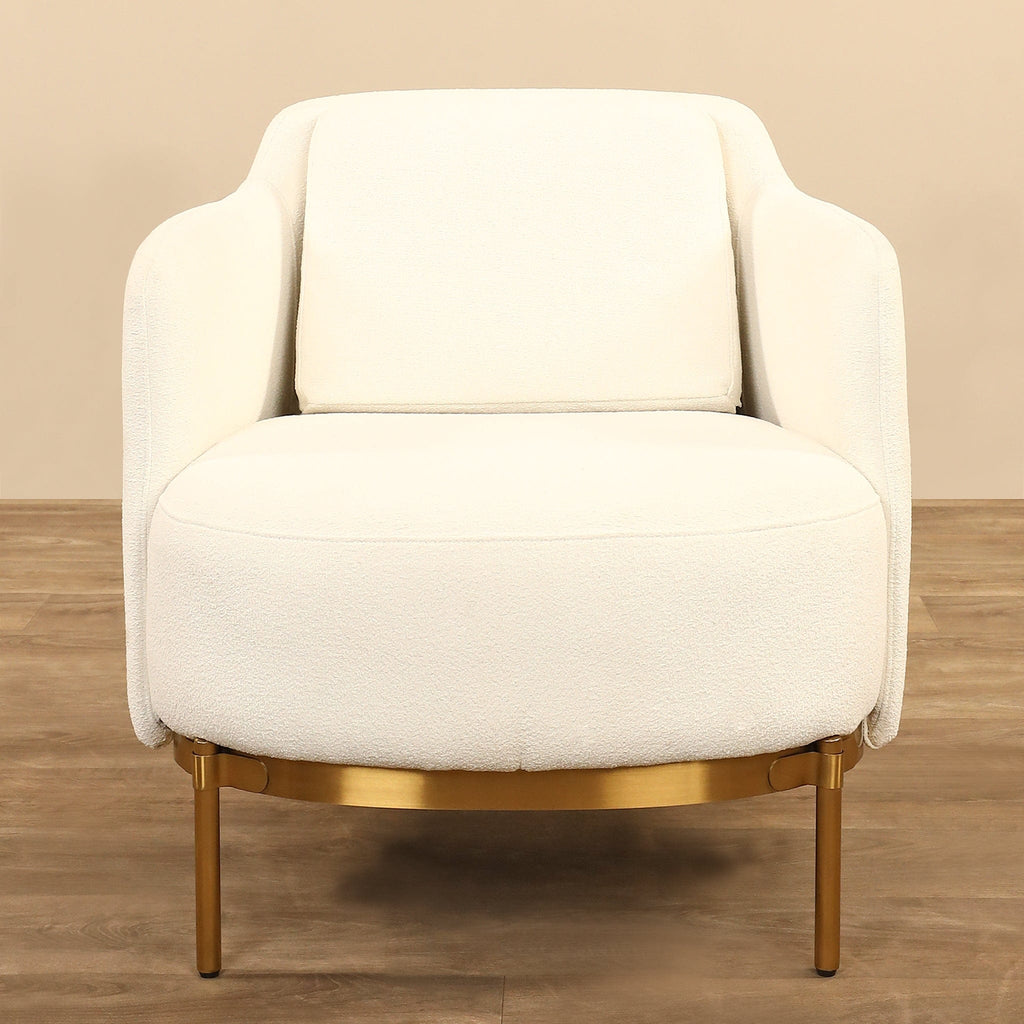 Evi - Bouclé<br> Armchair Lounge Chair - Bloomr