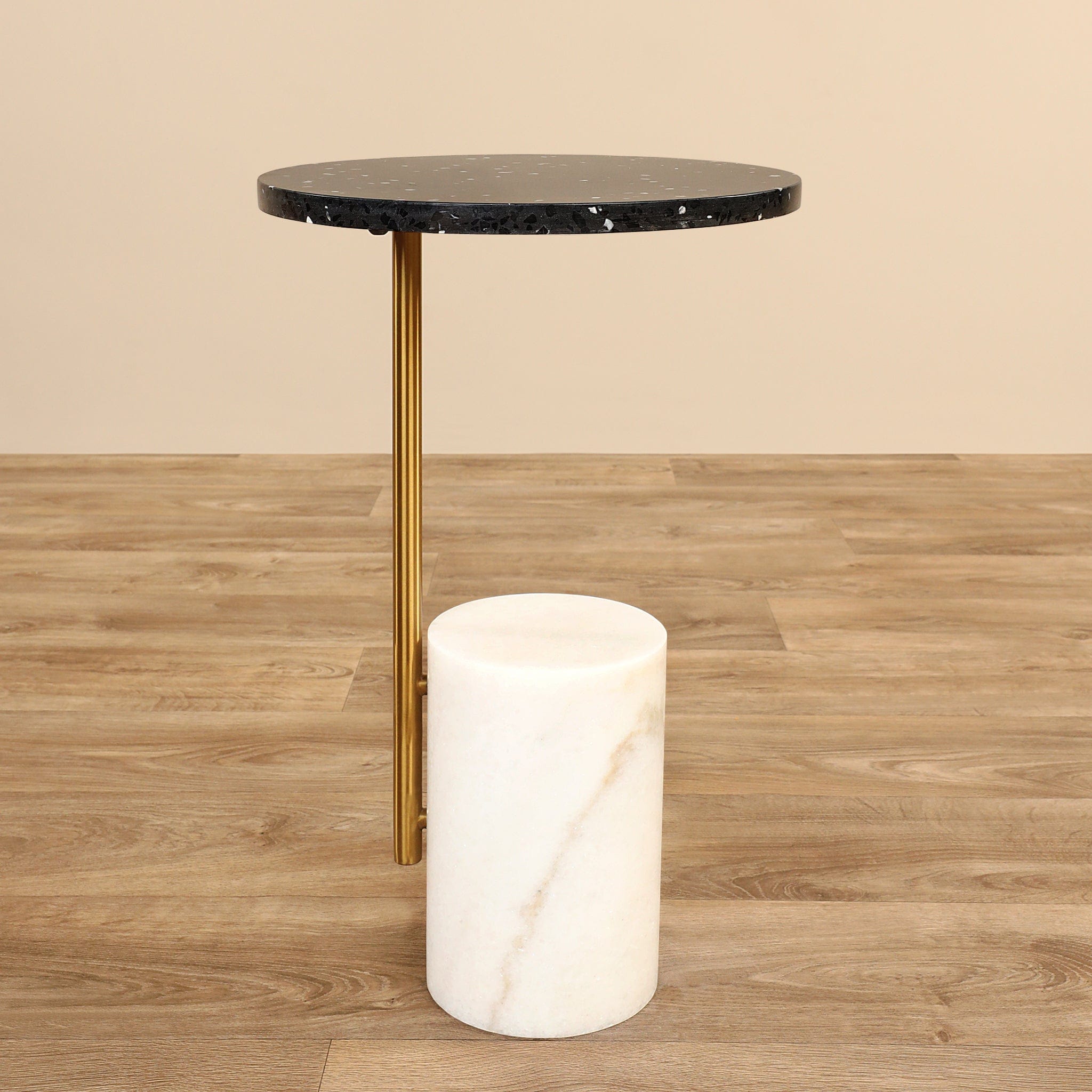 Ovid <br> Marble Side Table - Bloomr