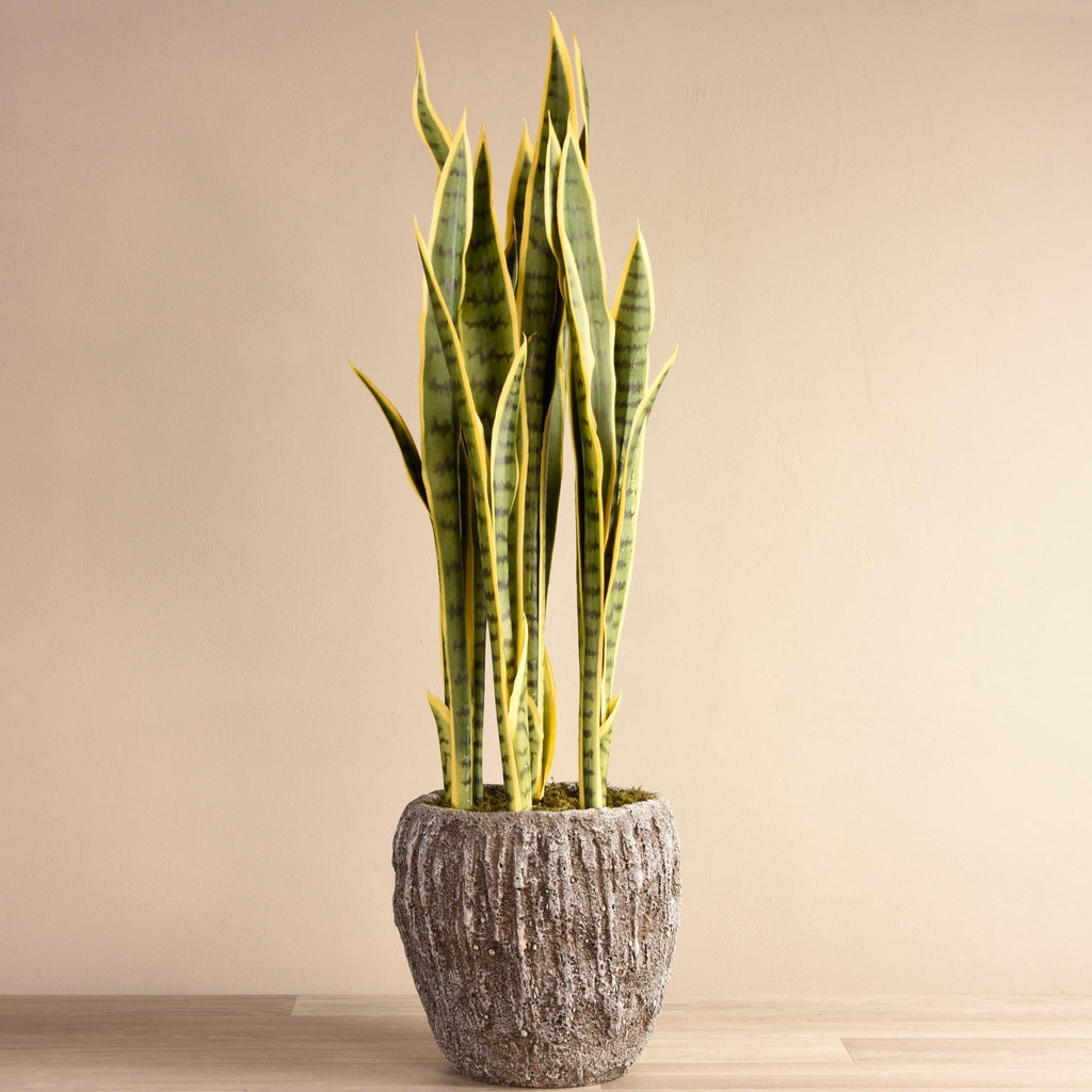 Artificial Potted Snake Plant - Bloomr