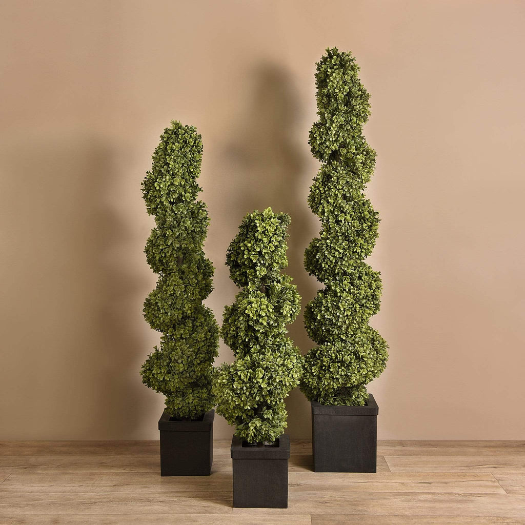 Artificial Boxwood Spiral - Bloomr